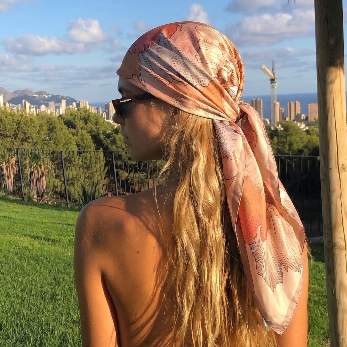여성 실크 스퀘어 스카프 레이디 반다나 헤드 랩 숄 새 - Pashmina Wrap Large 리뷰 및 가격