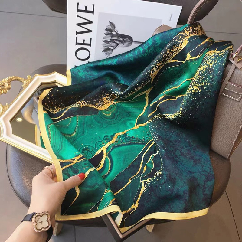 70x70cm 여성 스카프 실크 느낌 헤어 넥 스퀘어  - Silk Neck Scarf 리뷰 및 가격